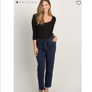NWOT! Pink Blush Maternity Navy Pants